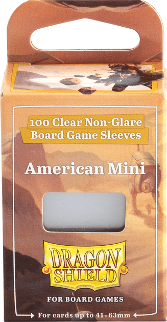 Dragon Shield Board Game American Mini Sleeves 100 Count - A Muse N Games